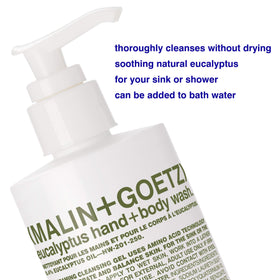 MALIN+GOETZ Eucalyptus Hand + Body Wash 8.5 fl oz back view