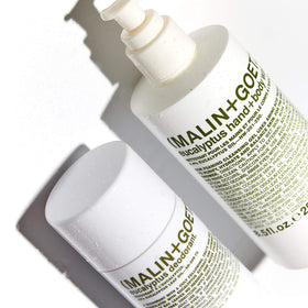 MALIN+GOETZ Eucalyptus Hand + Body Wash with eucalyptus leaves