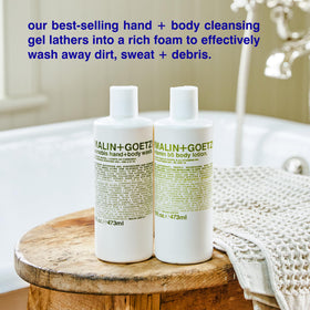 MALIN+GOETZ Hand + Body Wash 16 fl oz back view