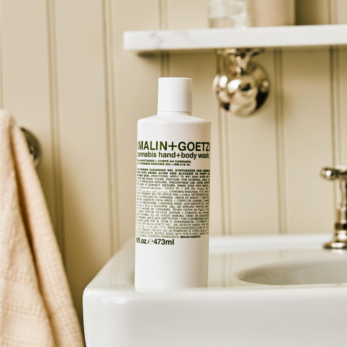 MALIN+GOETZ Hand + Body Wash 16 fl oz packaging details
