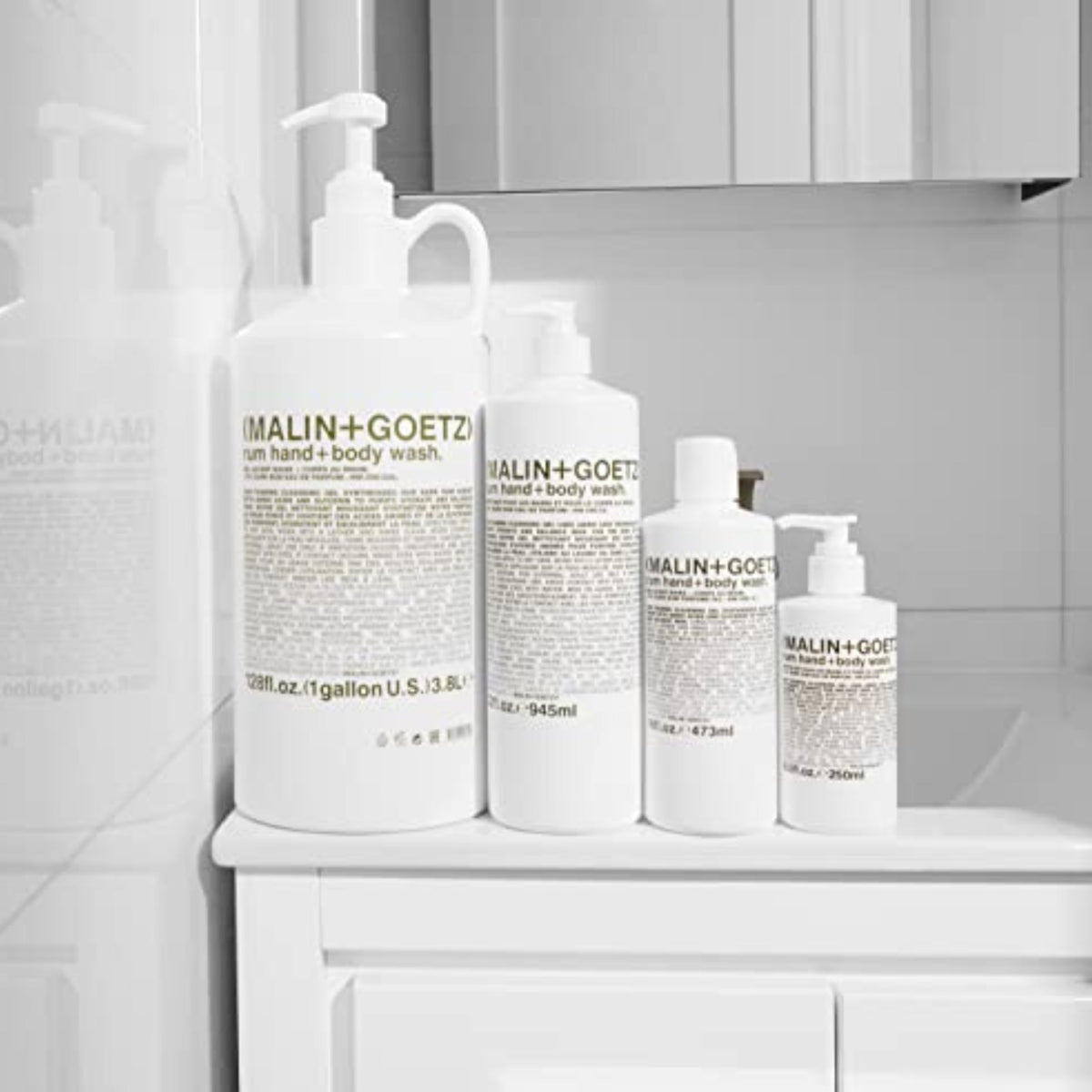 MALIN+GOETZ Rum Hand + Body Wash close-up of texture