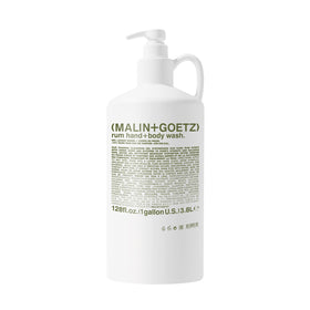 MALIN+GOETZ Rum Hand + Body Wash gallon size front view