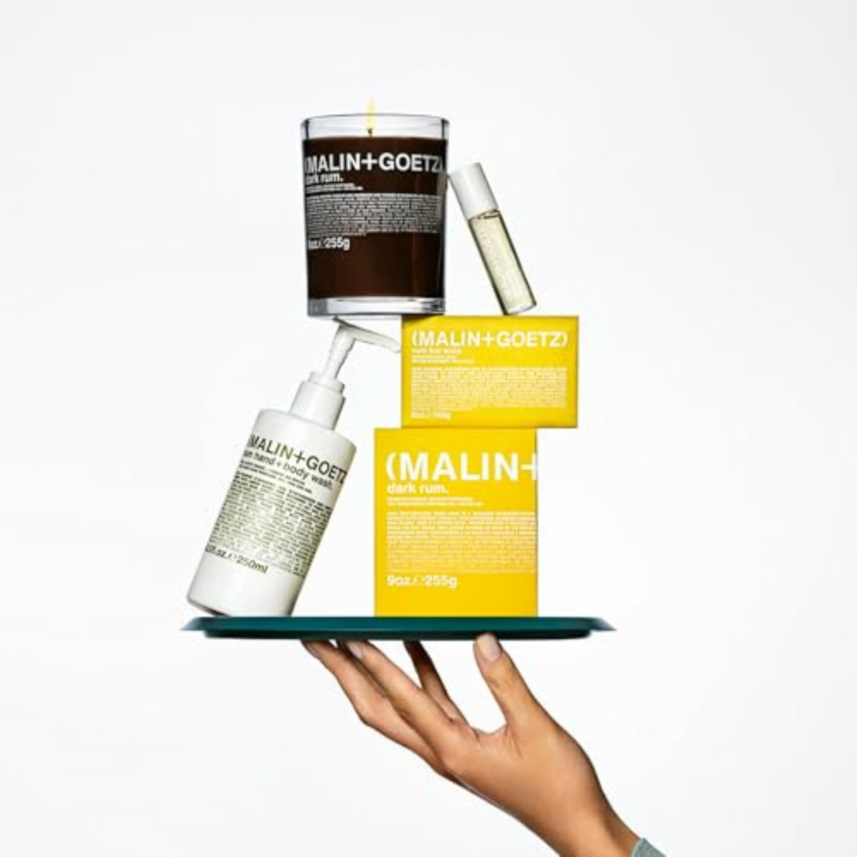 MALIN+GOETZ Rum Hand + Body Wash with ingredients list