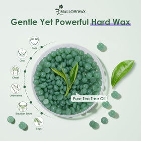 Mallowwax Hard Wax Beads 2.5lb packaging