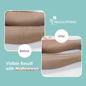 Mallowwax Hard Wax Beads for facial hair removal