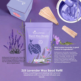 Mallowwax Lavender Wax Beads lifestyle use