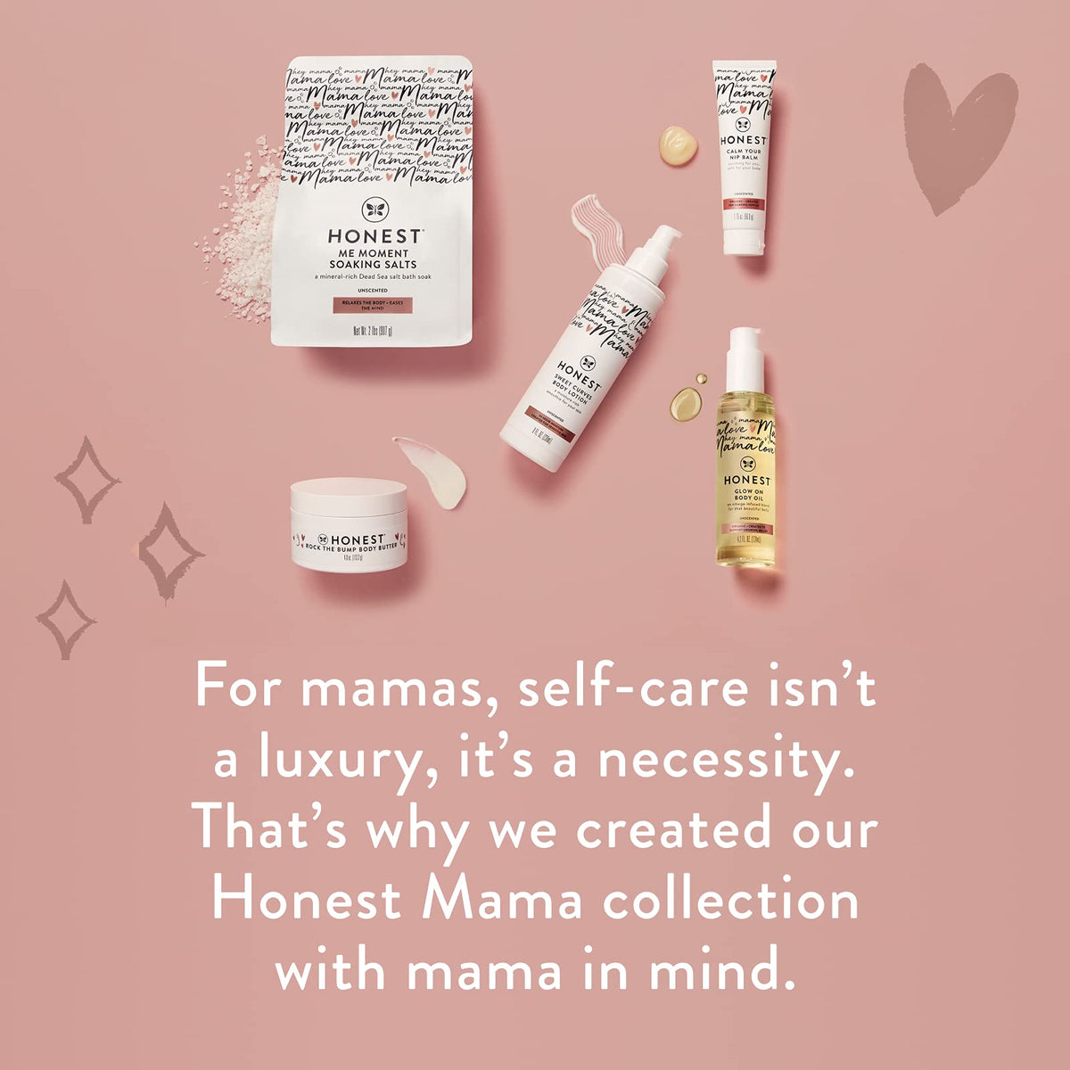 Mama Body and Belly Bump Love Bundle with natural background