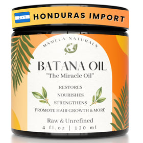 Mamela Naturals Raw Batana Oil 4oz front view
