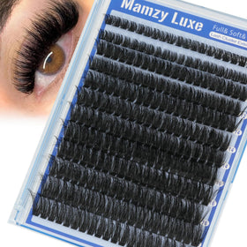 Mamzy Luxe Lash Clusters 100D D Curl front view