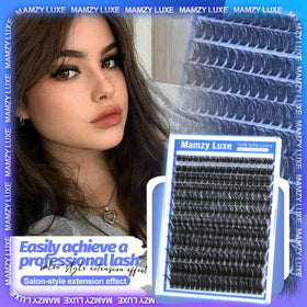 Mamzy Luxe Lash Clusters 204 pieces packaging