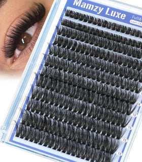 Mamzy Luxe Lash Clusters 80D D Curl front view