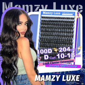 Mamzy Luxe Lash Clusters D Curl lash clusters