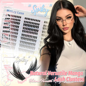Mamzy Luxe lash clusters in various lengths
