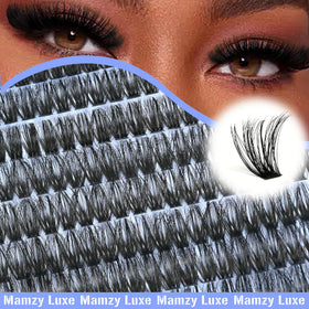 Mamzy Luxe Lash Clusters with adhesive