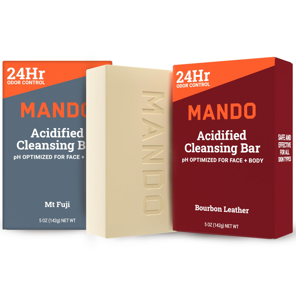 Mando 4-in-1 Acidified Cleansing Bar front view