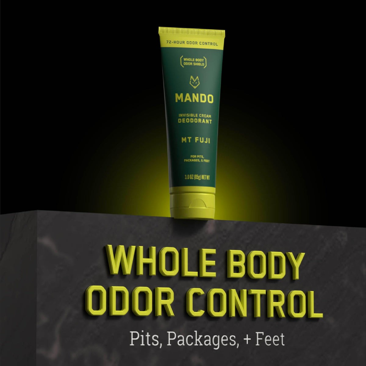 Mando deodorant cream in a lifestyle setting