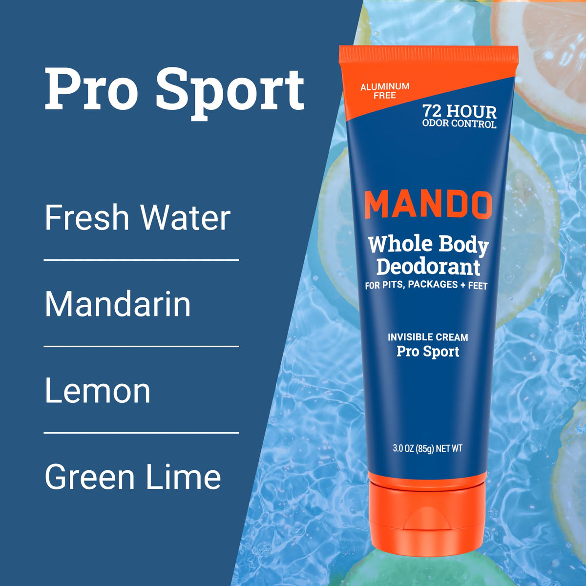 Mando deodorant cream texture close-up
