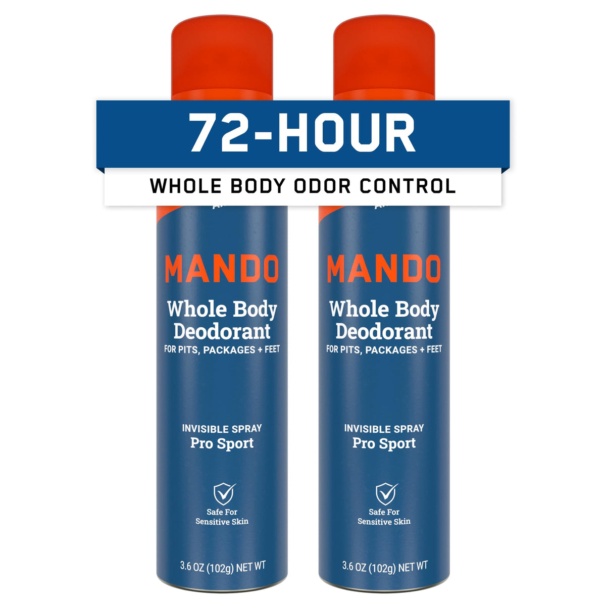 Mando Whole Body Deodorant 3.6 oz can front view