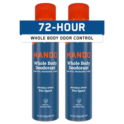 Mando Whole Body Deodorant 3.6 oz can front view