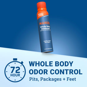 Mando Whole Body Deodorant 3.6 oz can side view