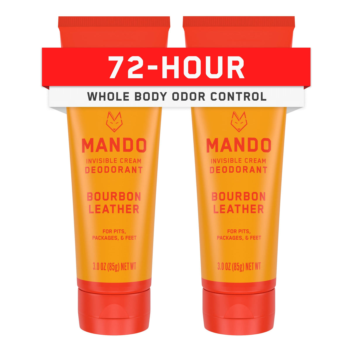 Mando Whole Body Deodorant Cream 3 oz Tube front view