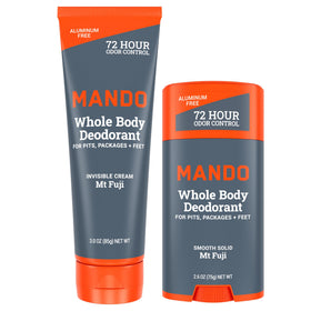 Mando Whole Body Deodorant cream tube front view