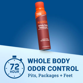 Mando Whole Body Deodorant for Men 2 Pack Side View