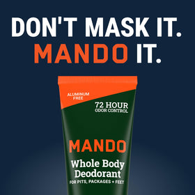 Mando Whole Body Deodorant for Men Clover Woods scent
