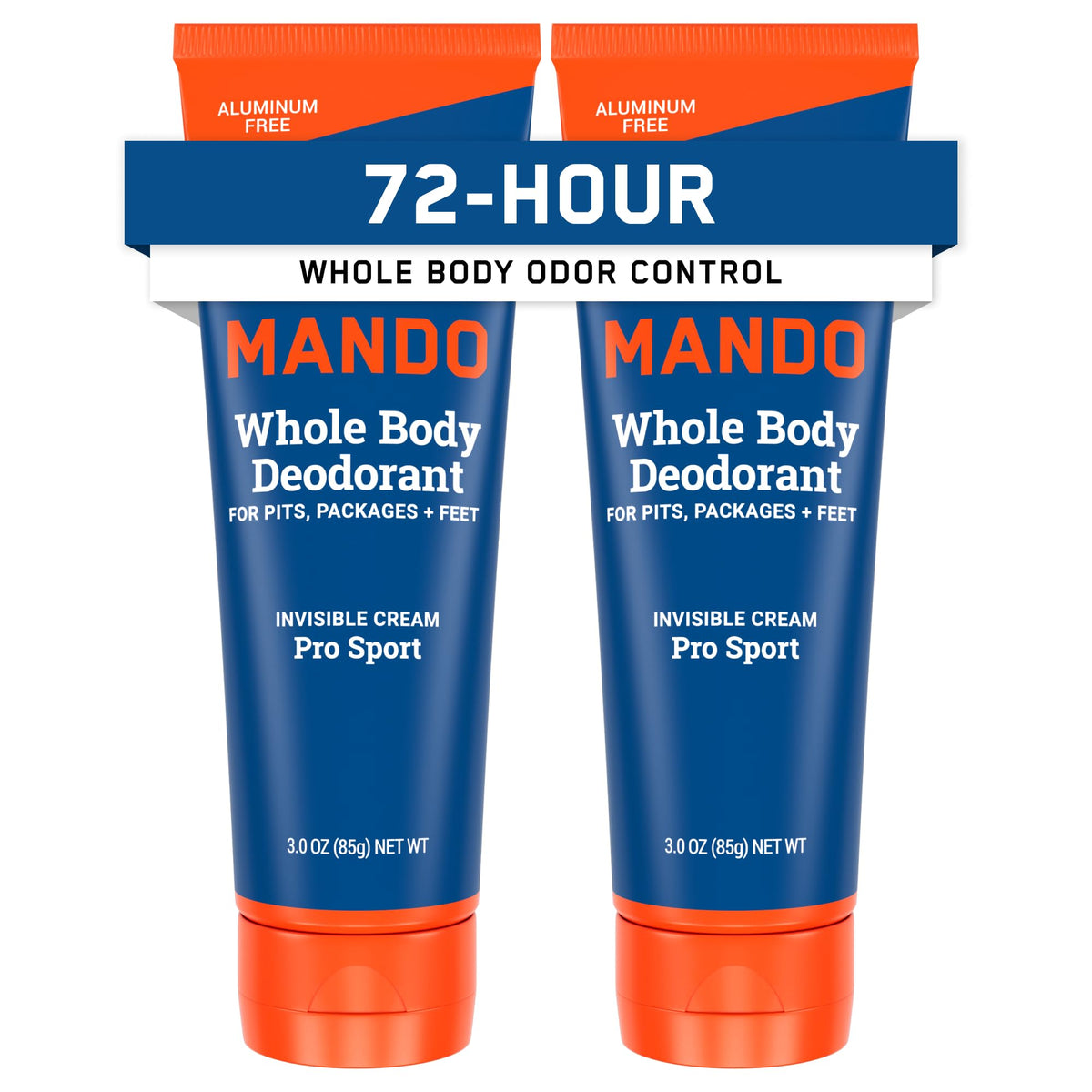 Mando Whole Body Deodorant for Men cream packaging front view