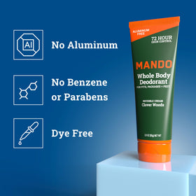 Mando Whole Body Deodorant for Men cream texture