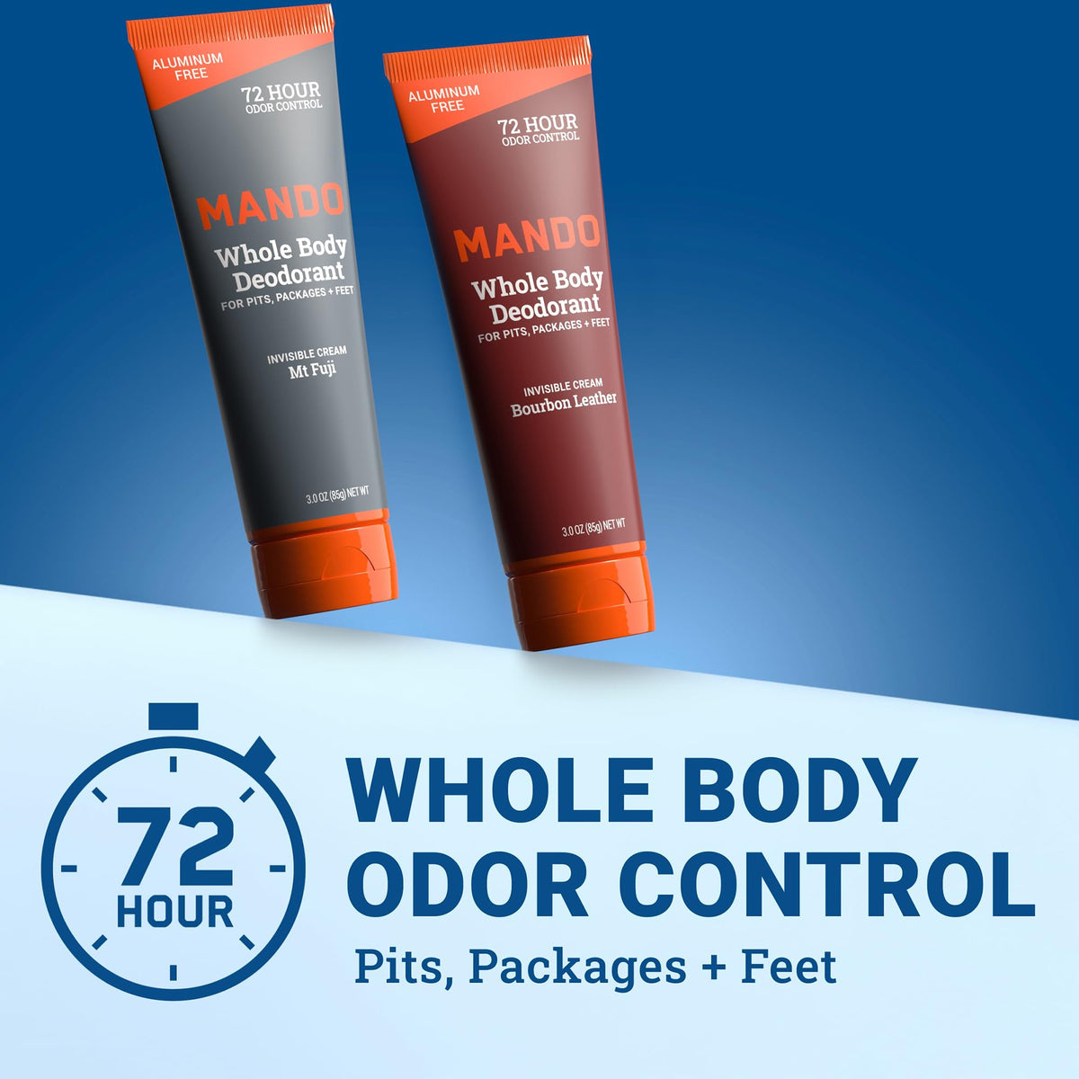 Mando Whole Body Deodorant for Men cream tube back view