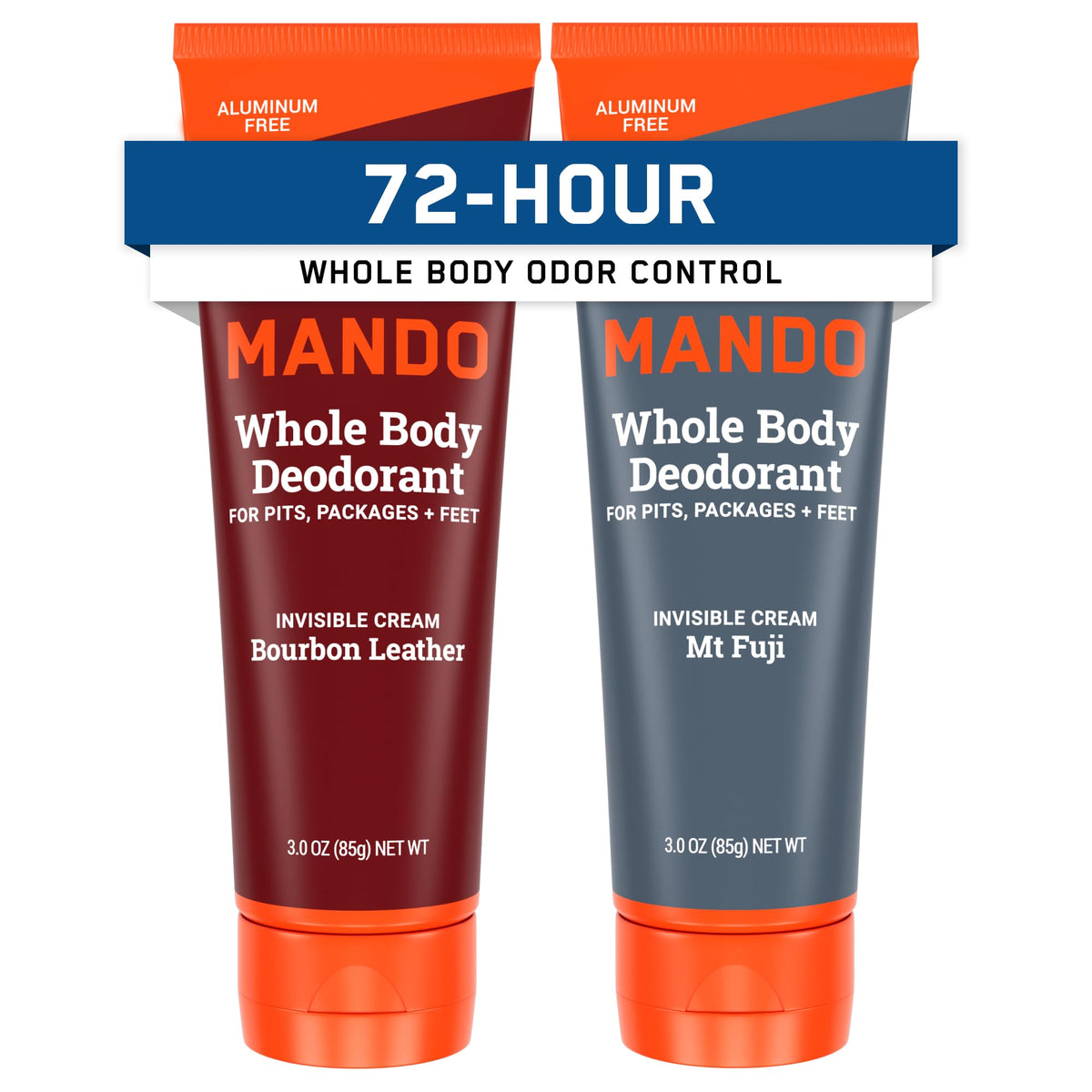 Mando Whole Body Deodorant for Men cream tube front view