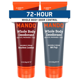 Mando Whole Body Deodorant for Men cream tube front view
