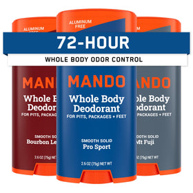 Mando Whole Body Deodorant for Men solid stick front view