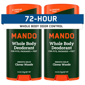 Mando Whole Body Deodorant for Men solid stick front view