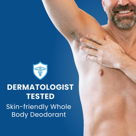 Mando Whole Body Deodorant for Men solid stick with natural background