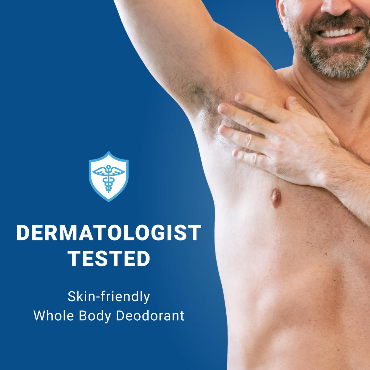 Mando Whole Body Deodorant solid stick in hand