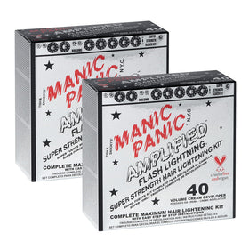 MANIC PANIC Amplified Flashlightning 40 Volume Cream Developer Kit front view