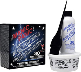 MANIC PANIC Blue Lightning Hair Bleach Kit front view