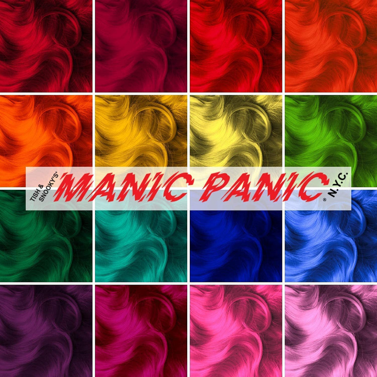 MANIC PANIC Blue Lightning Hair Bleach Kit packaging details