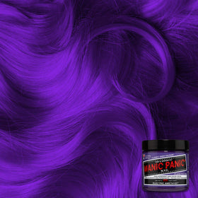 MANIC PANIC Electric Amethyst hair dye application on hair