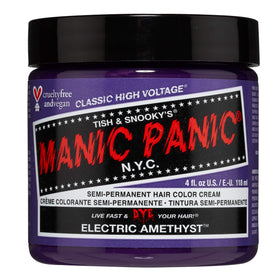 MANIC PANIC Electric Amethyst hair dye front view 4oz