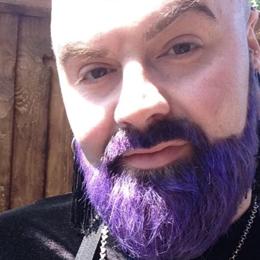MANIC PANIC Electric Amethyst hair dye mixed with other colours
