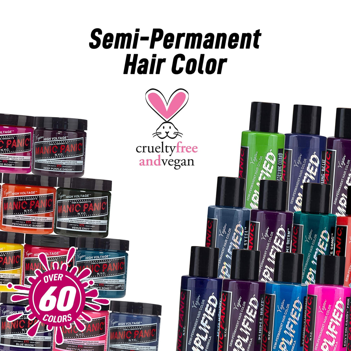 MANIC PANIC Electric Amethyst hair dye packaging details