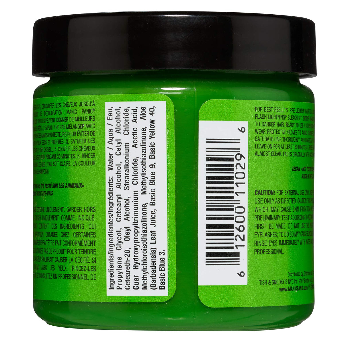 MANIC PANIC Electric Lizard Hair Dye 4 oz packaging