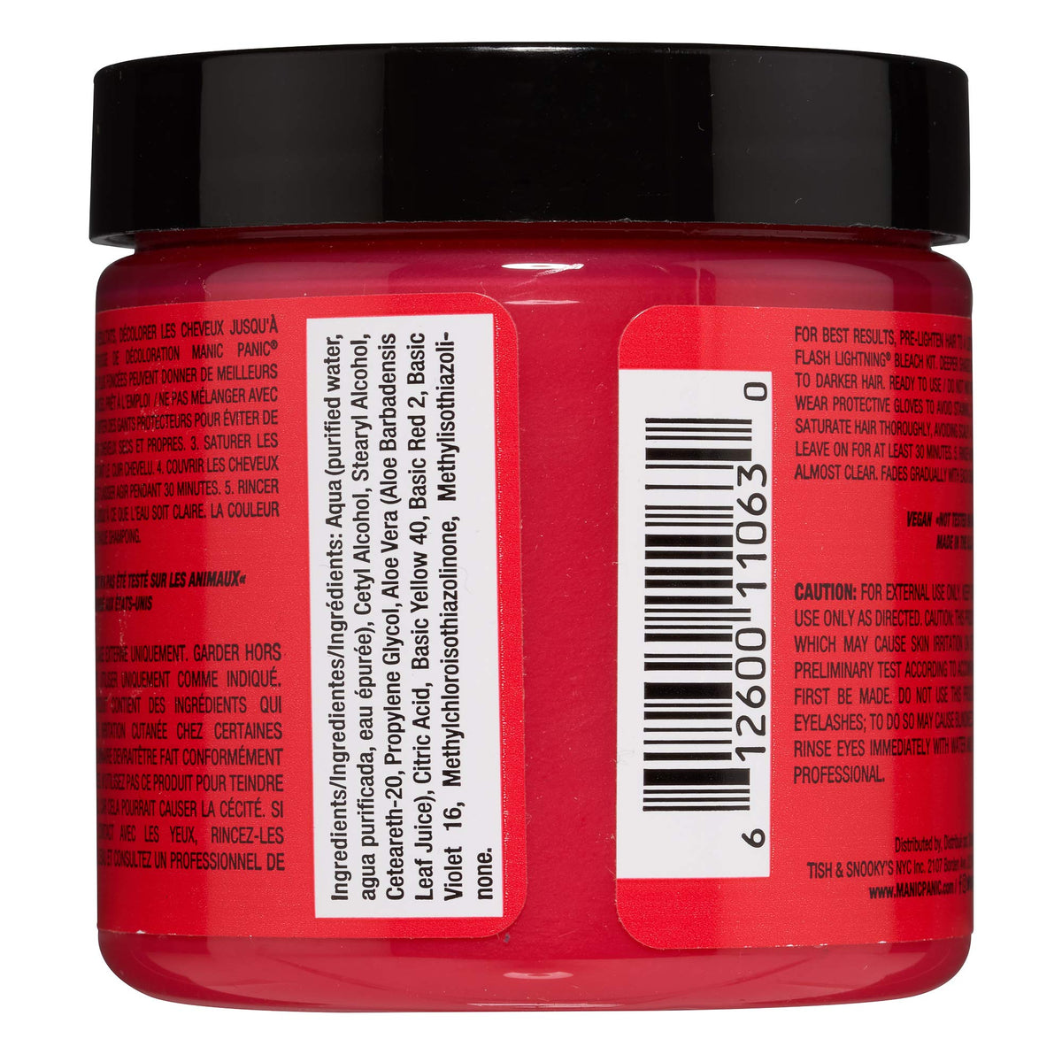 MANIC PANIC Electric Watermelon Hair Dye 4 oz packaging