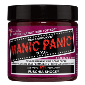 MANIC PANIC Fuschia Shock Hair Dye 4 oz front view