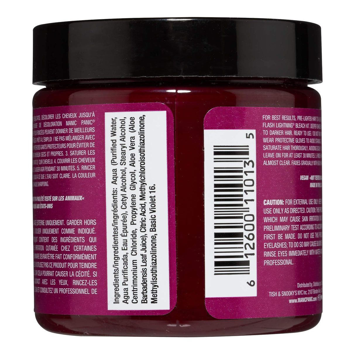 MANIC PANIC Fuschia Shock Hair Dye 4 oz side view