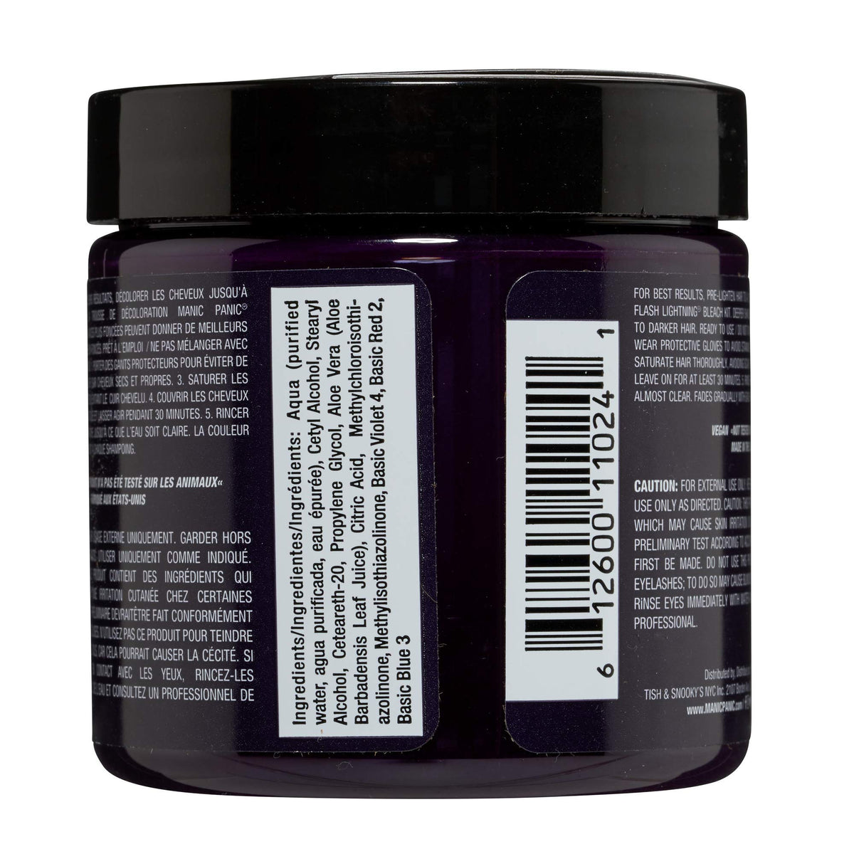 MANIC PANIC Purple Haze hair dye side view