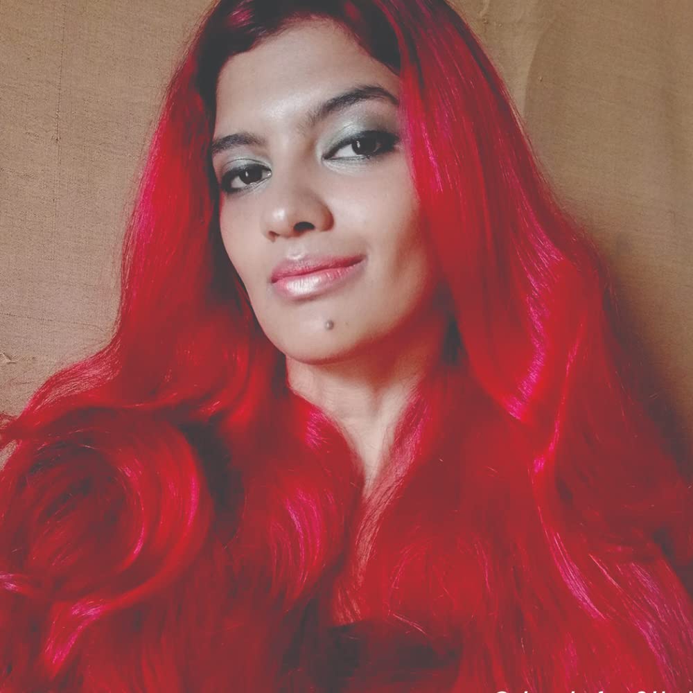 MANIC PANIC Vampire's Kiss hair dye application process